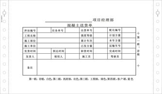 精準(zhǔn)印刷，助力高效物流 電腦機(jī)打送貨單與商品混凝土發(fā)貨單解決方案